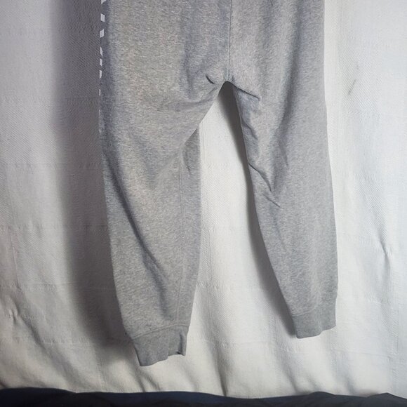 Calvin Klein Jeans Grey White Logo Cotton Poly Pull On Drawstring Joggers Size M - Picture 8 of 16